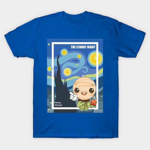 Arty-Plantee The Starry Night T-Shirt by Plenty Plantee